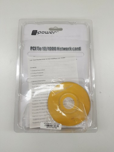 PCI Gigabit Ethernet Network Card 1000Mbps Adapter Realtek RTL8169SC Low Profile - Picture 4 of 4