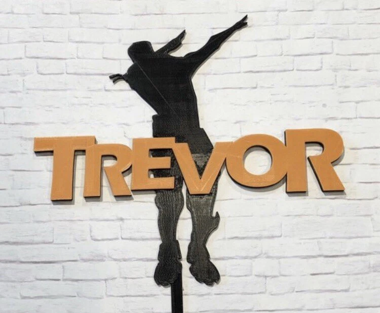 Dab Silhouette Fortnite Celebration Custom Cake Topper - Image 2 of 4