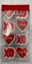 1 pack 8 /pack Sweet tooth fairy Valentine's Day Icing decorations XO hearts