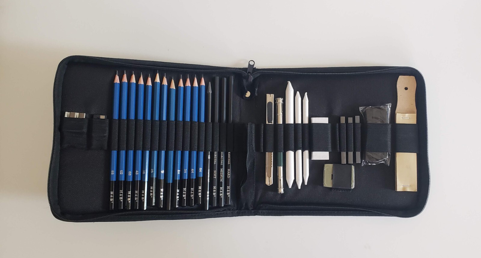 Sketching Pencils Set 32piece Drawing Pencils And Sketch Kit Complete Artist Kit-image