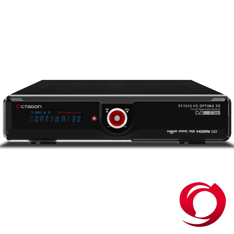 ► OCTAGON SF2028 HD Kabel Twin 3D Optima 2x DVB-C/C2 Tuner - Schwarz (B-Ware)♻️ - Bild 3 von 4