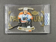 2019 Clear Cut Metal Universe Palladium Autos Joel Farabee #T-JF Rookie Auto RC