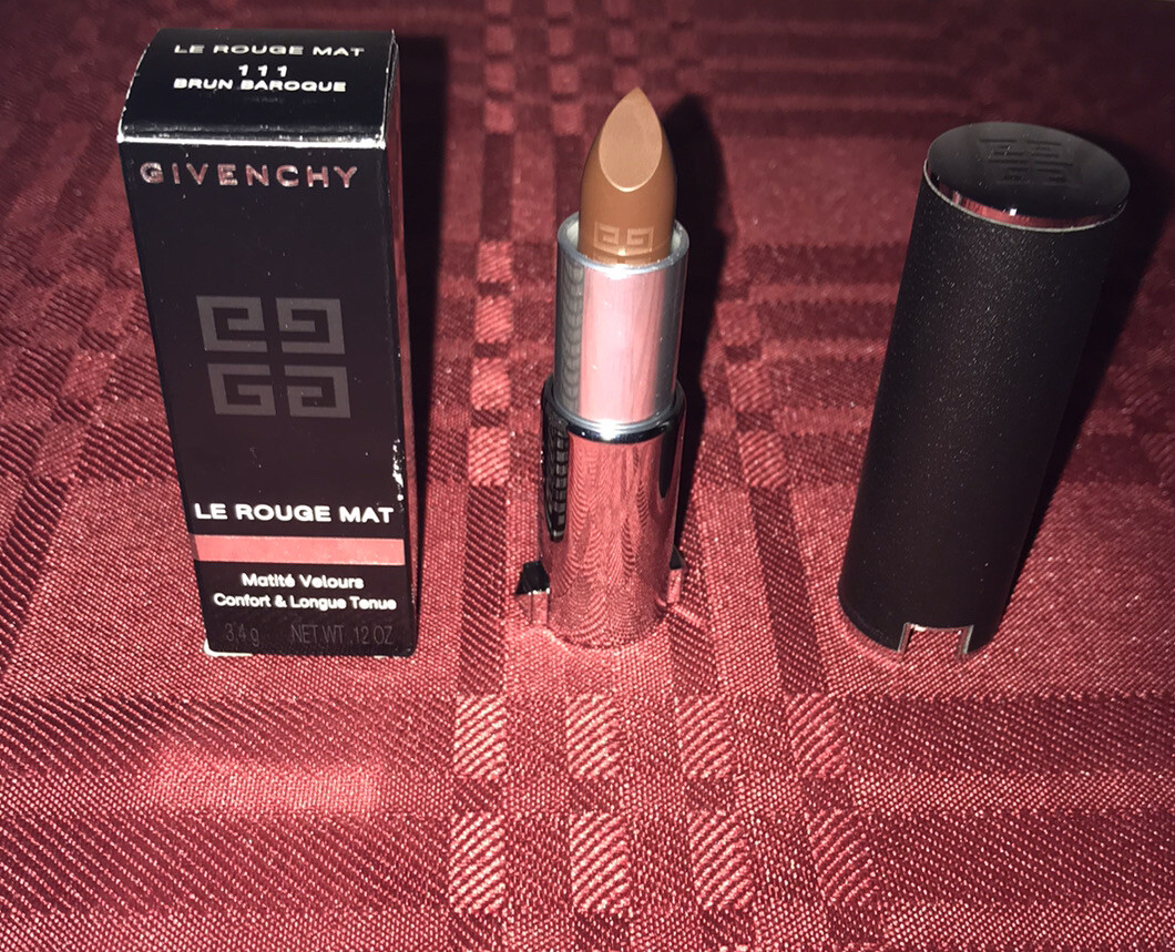 GIVENCHY Le Rouge Mat Lipstick 111 Brun Baroque Full Size NEW | eBay