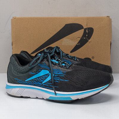 Newton Running Gravity 10 Black/Blue Running Shoe, Men's 6.5 M