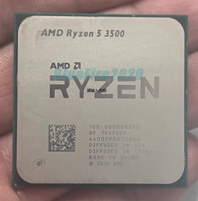 AMD Ryzen 5 3500 Socket AM4 R5 3500 3.6GHz 6-core 6T 65W 32MB CPU Processor
