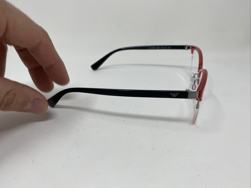 EMPORIO ARMANI EA 1066 3207 54/16/140 RED BLACK EYEGLASSES :V42 - Picture 5 of 8