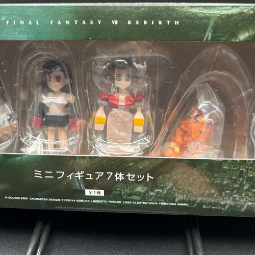 Final Fantasy VII Polygon Figure Set of 7 Square Enix Kuji Remake New - Picture 11 of 20