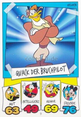 TOPPS Duck Stars - Quack der Bruchpilot 51