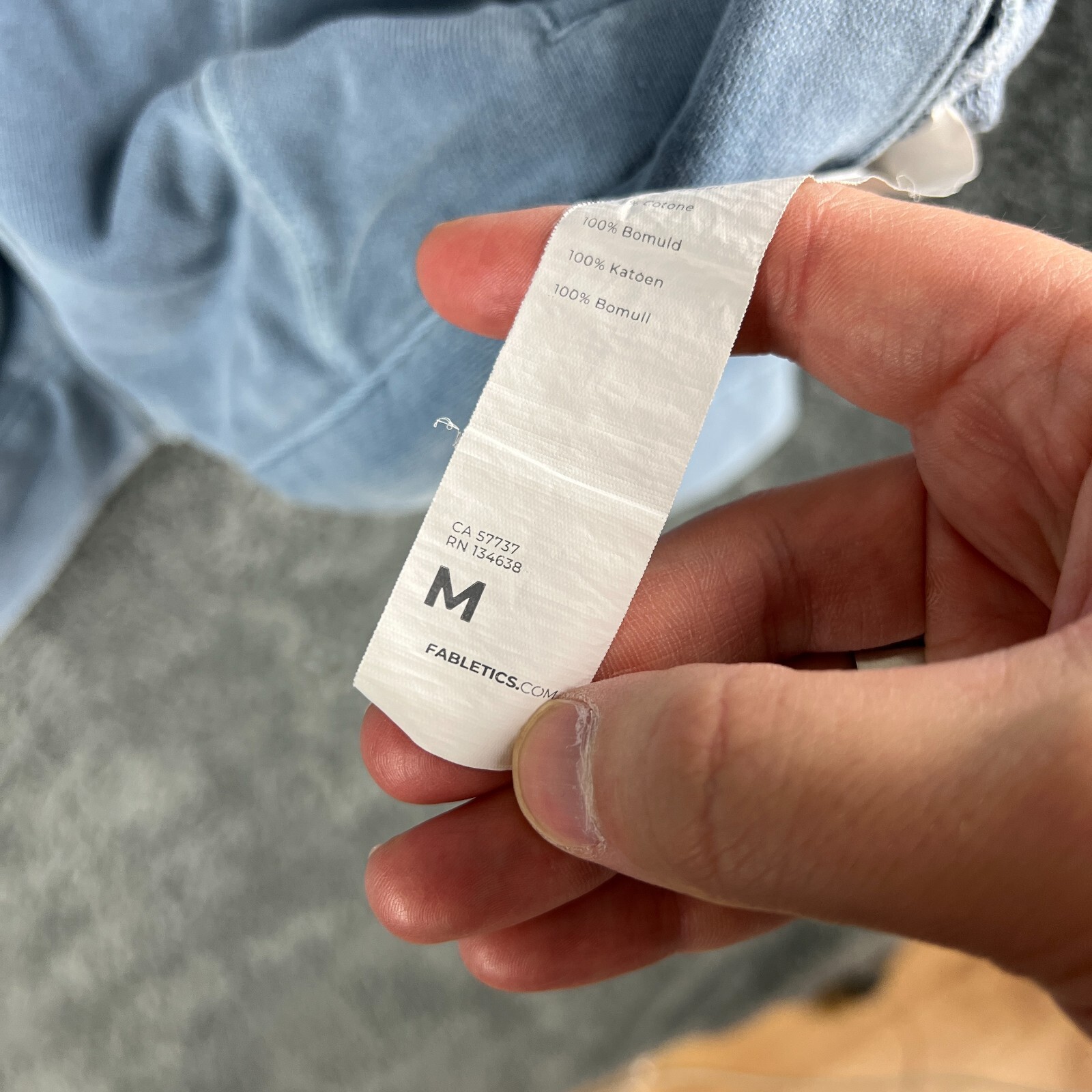 Fabletics Shacket Jacket Womens Medium Blue Snap … - image 8