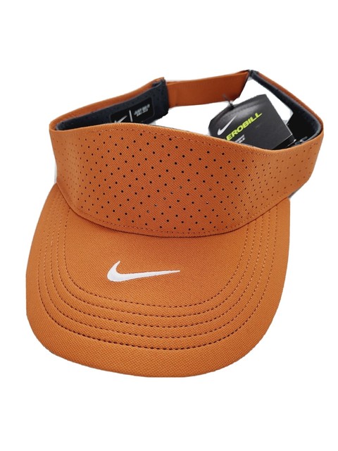 orange nike visor