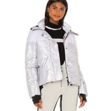 Erin Snow Lolita Jacket In Aluminum - Silver Aluminum Size 10