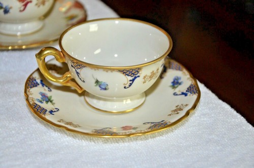 qty 3, BEAUTIFUL VINTAGE SUISSE LANGENTHAL DEMITASSE CUP & SAUCERs - Picture 2 of 7
