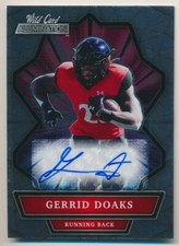 GERRID DOAKS 2021 Wild Card Alumination Football AUTO RC DOLPHINS
