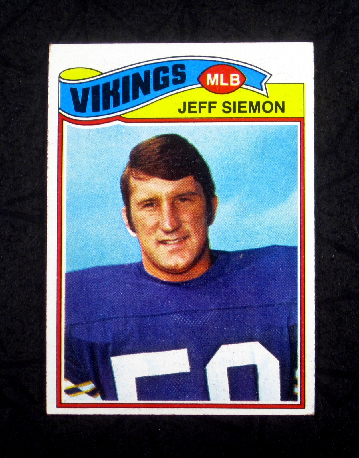 1977 TOPPS SET BREAK Jeff Siemon #465 Minnesota Vikings EX