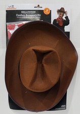 Way To Celebrate Halloween Cowboy Costume Accessory Kit, 3 Pieces