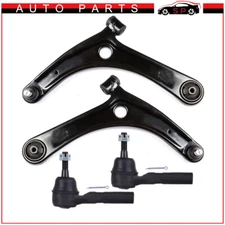 4pcs For 2007 2008-2014 Jeep Compass Front Lower Control Arms Outer Tie Rod Ends