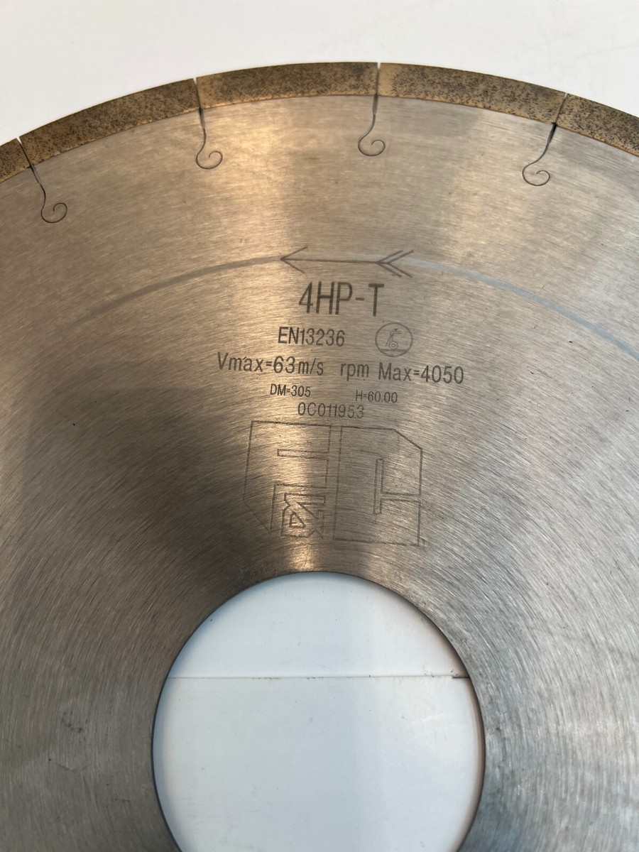QTY 3 OEM F&C EN13236 C8L-N3Z21 Segmented Saw Blade, 4HP-T QTY 3 OEM F&C EN13236 C8L-N3Z21 Segmented Saw Blade, 4HP-T