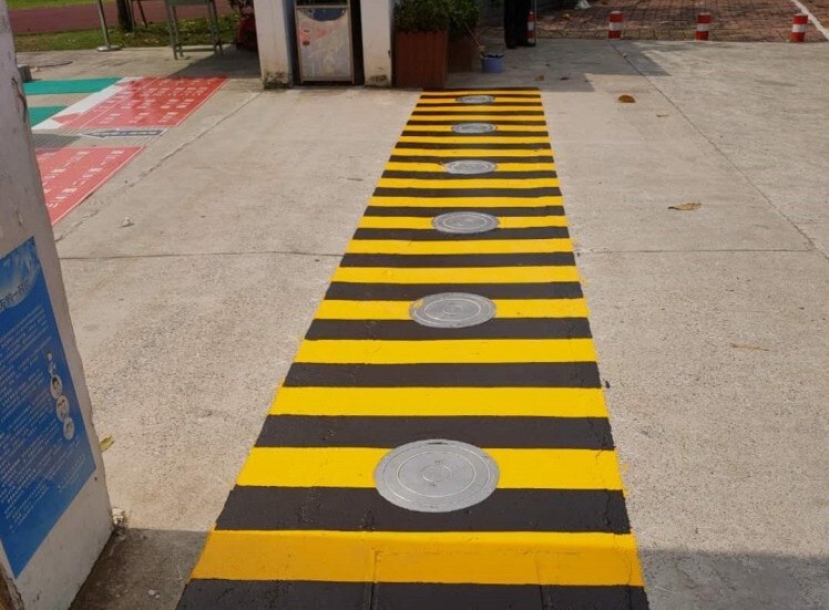 2 Wheel Line Marker Spray Paint Applicator For Line Marking Paints