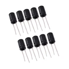 US Stock 20pcs Electrolytic Capacitors 2200uF 10V +105℃ Radial 10 x 17mm