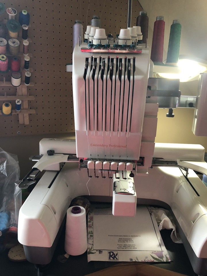 BabyLock 6 Needle Embroidery Machine. Had To Relist Due To Ebay Buyer