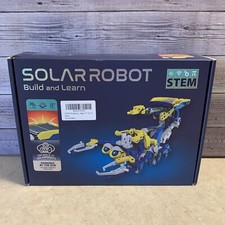 STEM Build and Learn Solar Robot Kit New Ages 12 6 Robots NIB Scorpion