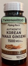 Korean Panax Ginseng 1500mg 90 Capsules Immune Mental Physical Support