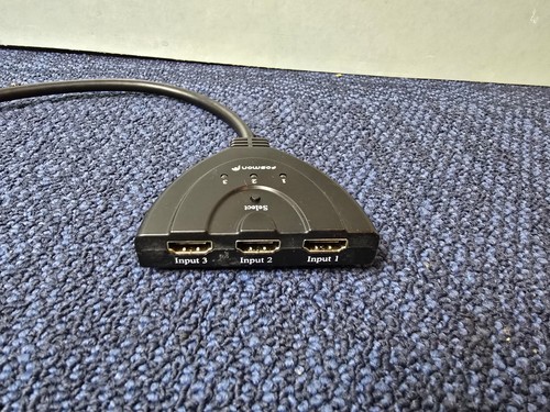 Fosmon 4K UHD High Speed Braided HDMI Switch Plug Selector 3 To 1 - Picture 2 of 4