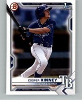 2021 Bowman Draft Cooper Kinney BD-127 Tampa Bay Rays