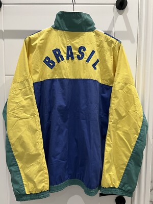 Umbro Brazil 1994-1996 Tracksuit Jacket Top Ronaldo R9 World Cup