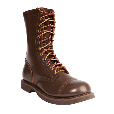 Rothco Brown Leather Jump Boot - 10 Inches # 56920