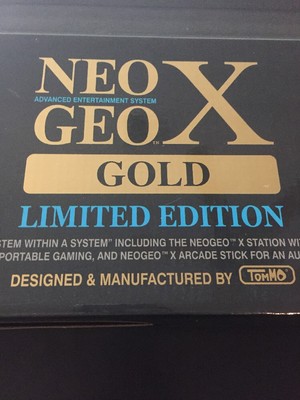 NeoGeo X GOLD LIMITED EDITION CONSOLE + HANDHELD + ARCADE NeoGeo X GOLD LIMITED EDITION CONSOLE + HANDHELD + ARCADE