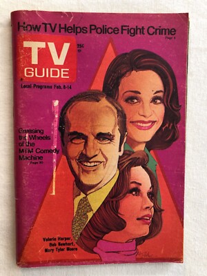 TV Guide Magazine February 8 1975 #1141 Valerie Harper NY Metro Ed. No Label