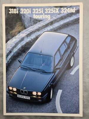 BMW 320i 325i 325iX 324td touring - E30 - Prospekt / Katalog 01/1989 (AU1229)