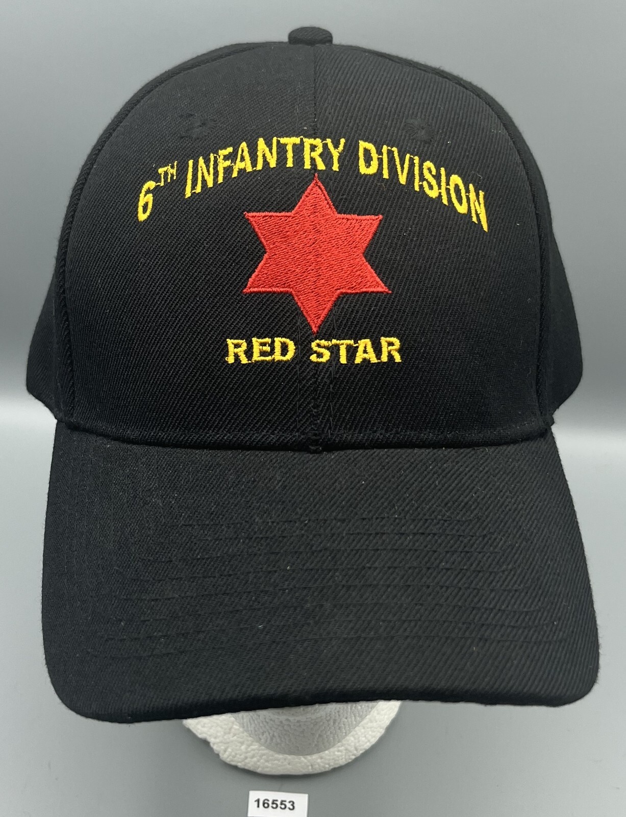 6th Infantry Division Red Star Army Hat Cap Adjustable