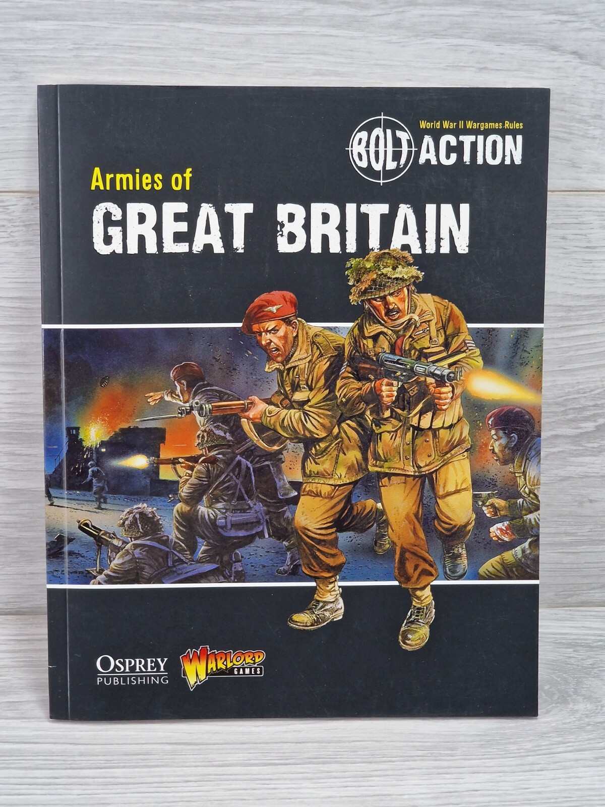 Bolt Action Armies Of Great Britain Book Osprey Warlord Games Good Condition
