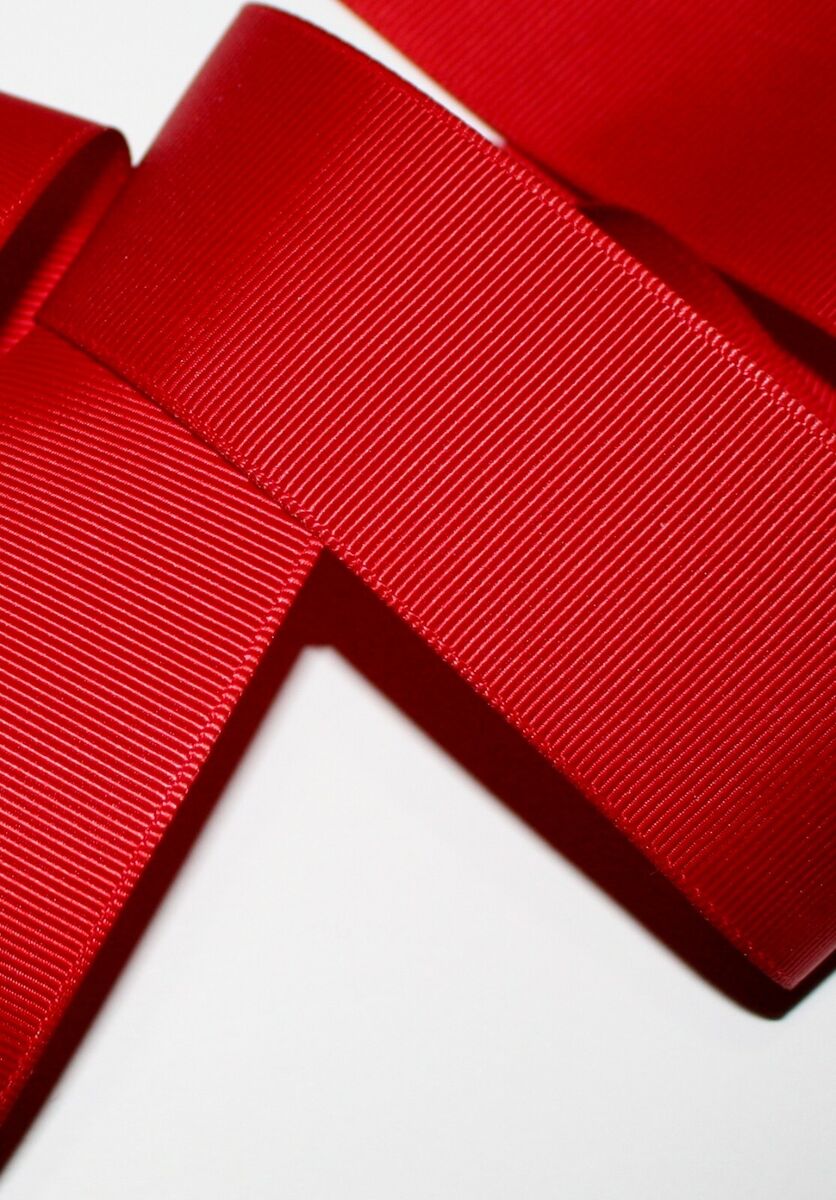 Grosgrain Ribbon 2 1/4 - 10 Yards - Red —