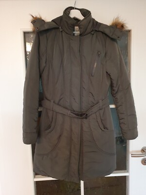 Steppmantel Wintermantel Winterjacke Damen von Tom Tailor in grau - Größe M