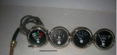 #ad IH Farmall 460 560 Gas TempOil PressureAmpere Fuel Gauge $28.01