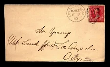 1893 Los Angeles "11" Duplex Canceled Cover - L31416