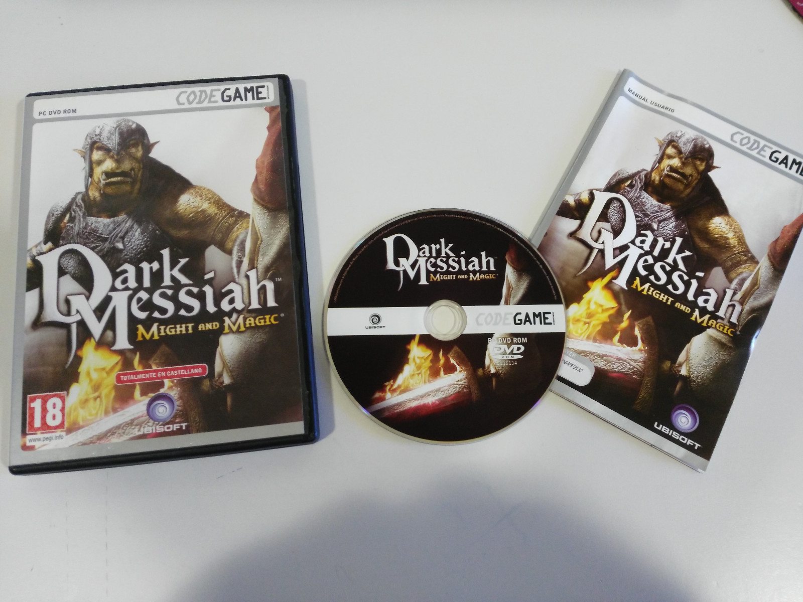 Dark Messiah Might And Magic PC DVD-ROM Spanish Code Game Ubisoft - 3T
