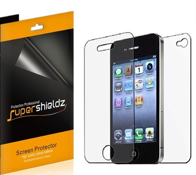 3x Supershieldz Front + Back Full Body Screen Protector for Apple iPhone 4 / 4S