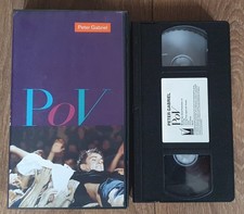 Peter Gabriel - Point Of View ( POV ) - VHS Music Cassette Tape VGC 1990 (V3)