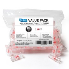 TarGard Original Mini Disposable Cigarette Filters - Bulk Bag of 100