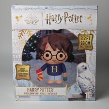 Gemmy 3.2ft Airblown Harry Potter in Pajamas w/ 'H' Lighted Christmas Inflatable