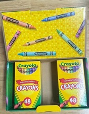 2010 -Crayola 96 Crayons with Story Studio Bonus Box Style 52-6920 K