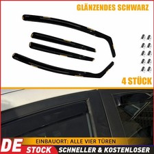 4tlg Windabweiser Regen Schutz Für Ford Fiesta JA8 JR8 2008-2017 Mit Clips NEU