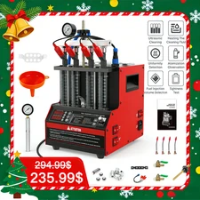 Fuel Injector Cleaner Tester Ultrasonic Injector Cleaning Machine US Standard