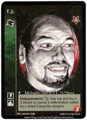 T.J. Gangrel Twilight Rebellion V:TES VTES Vampire CCG