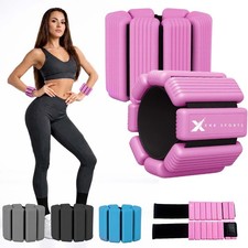 Image of Wrist & Ankle Weights Adjustable Silicone 0.5kg 1kg Walking Yoga