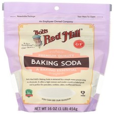 Bob's Red Mill Gluten Free Baking Soda 16 oz ( 1 lb. ) - FRESH NEW STOCK!